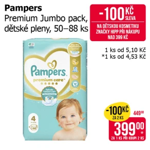 Sleva na produkty Pampers