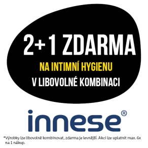 Akce 2+1 zdarma na intimní hygienu značky Innese při koupi 3 ks v libovolné kombinaci
