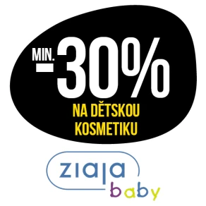 Sleva min. 30 % na dětskou kosmetiku značky Ziaja Baby