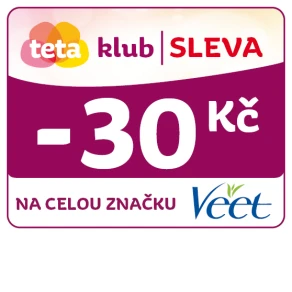 Využijte klubové nabídky - Sleva 30 Kč na celou značku Veet