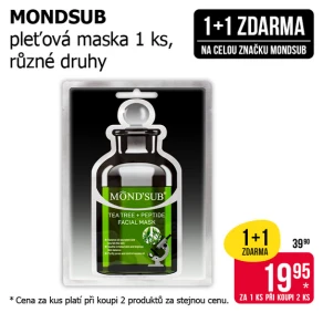 Akce 1+1 na celou značku Mondsub v libovolné kombinaci