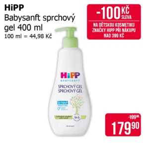 Sleva na produkty HiPP