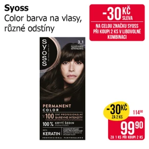 Sleva na produkty Syoss