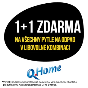 Akce 1+1 zdarma na všechny pytle na odpad značky Q-Home při koupi 2 ks v libovolné kombinaci