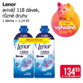 Sleva na produkty Lenor