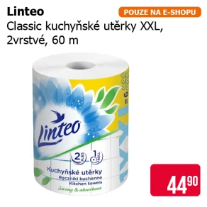 Linteo - Classic kuchyňské utěrky XXL, 2vrstvé, 60m