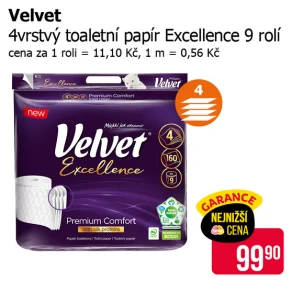 Sleva na produkty Velvet