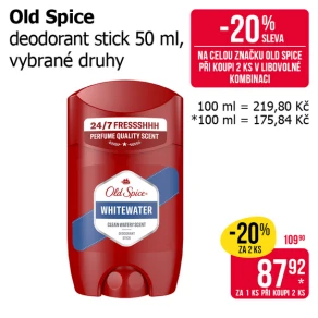 Sleva na produkty Old Spice
