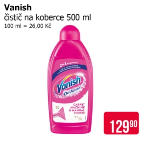 Sleva na produkty Vanish