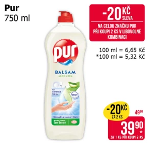 Sleva na produkty Pur