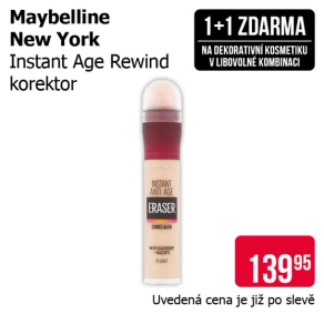 Akce 1+1 zdarma na dekorativní kosmetiku v libovolné kombinaci