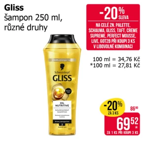 Sleva na produkty Schwarzkopf