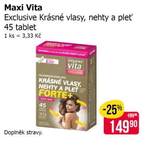 Sleva na produkty Maxi Vita