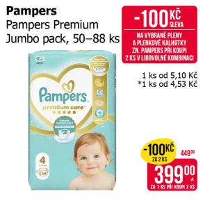 Sleva na produkty Pampers