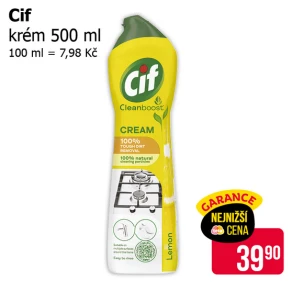 Sleva na produkty Cif