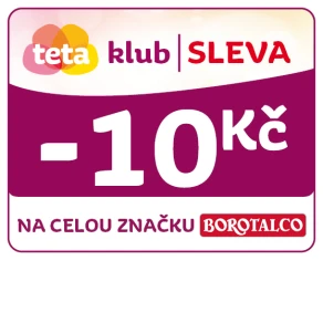Využijte klubové nabídky - Sleva 10 Kč na celou značku Borotalco