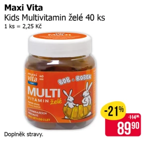 Sleva na produkty Maxi Vita