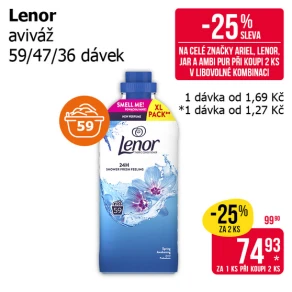 Sleva na produkty Lenor