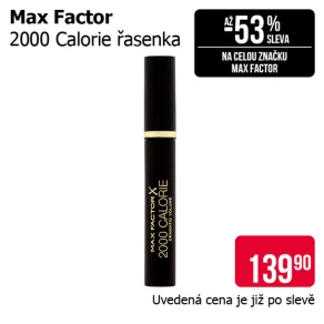 Sleva na produkty Max Factor