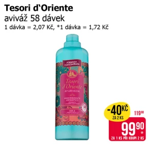 Sleva na produkty Tesori d'Oriente