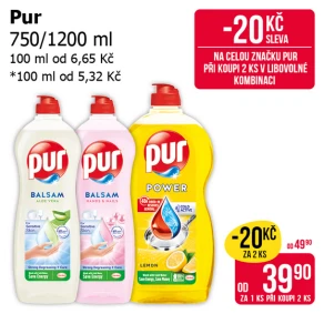 Sleva na produkty Pur