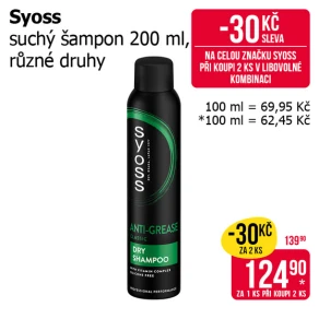 Sleva na produkty Syoss