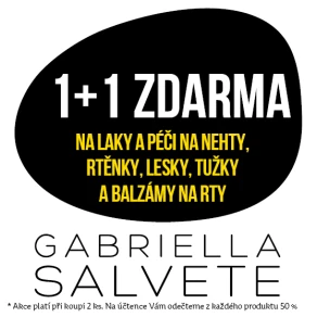 Akce 1+1 zdarma na laky a péči na nehty, lesky, rtěnky, tužky a balzámy na rty značky Gabriella Salvete při koupi 2 ks v libovolné kombinaci