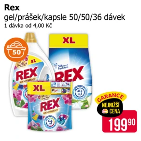 Sleva na produkty Rex