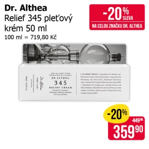 Sleva na produkty Dr. Althea
