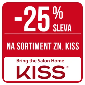 Sleva 25 % na sortiment značky Kiss