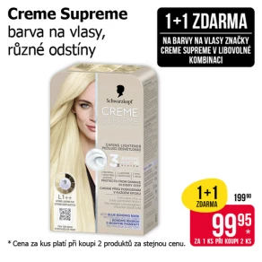 Akce 1+1 na barvy na vlasy v libovolné kombinaci