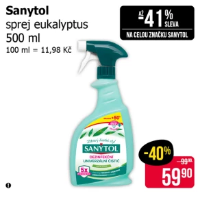Sleva na produkty Sanytol