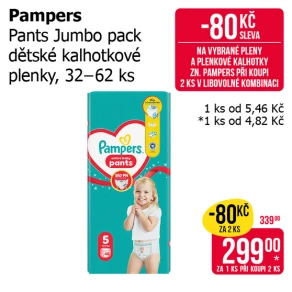 Sleva na produkty Pampers