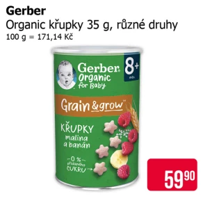 Sleva na produkty Gerber