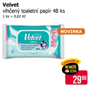 Sleva na produkty Velvet