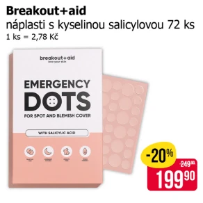 Sleva na produkty Breakout+aid