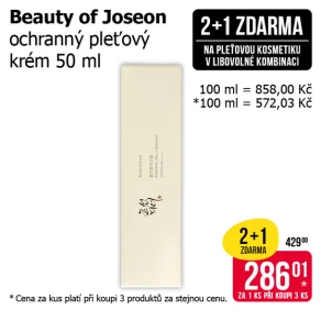 Akce 2+1 zdarma na pleťovou kosmetiku v libovolné kombinaci