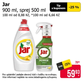 Sleva na produkty Jar
