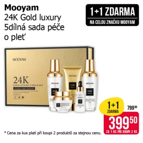 Akce 1+1 zdarma na celou značku Mooyam v libovolné kombinaci