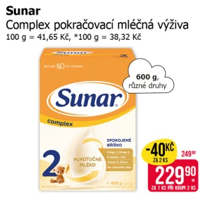 Sleva na produkty Sunar