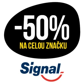 Sleva 50 % na celou značku Signal