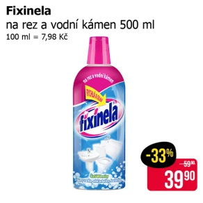 Sleva na produkty Fixinela