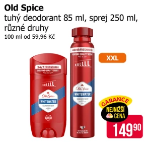 Sleva na produkty Old Spice