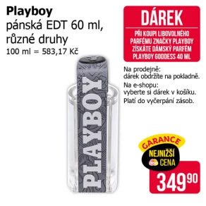 Sleva na produkty Playboy