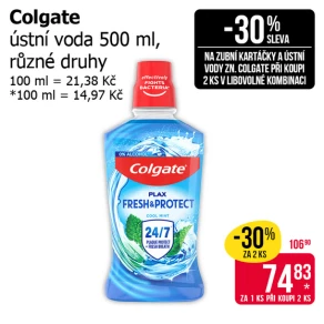 Sleva na produkty Colgate