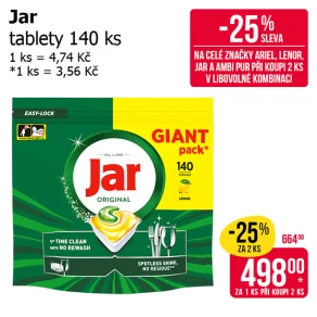 Sleva na produkty Jar