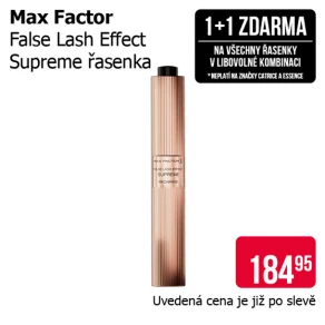 Akce 1+1 zdarma na všechny řasenky v libovolné kombinaci