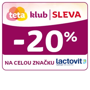 Využijte klubové nabídky - Sleva 20 % na celou značku Lactovit