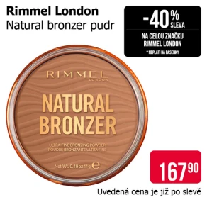 Sleva na produkty Rimmel London