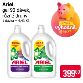 Sleva na produkty Ariel